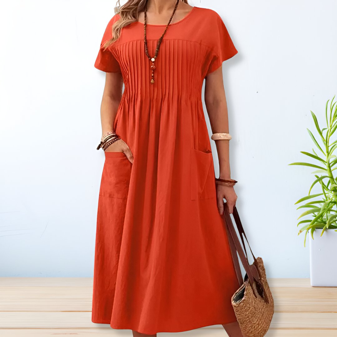 Aurelia™ | Elegantes Kleid mit Taschen
