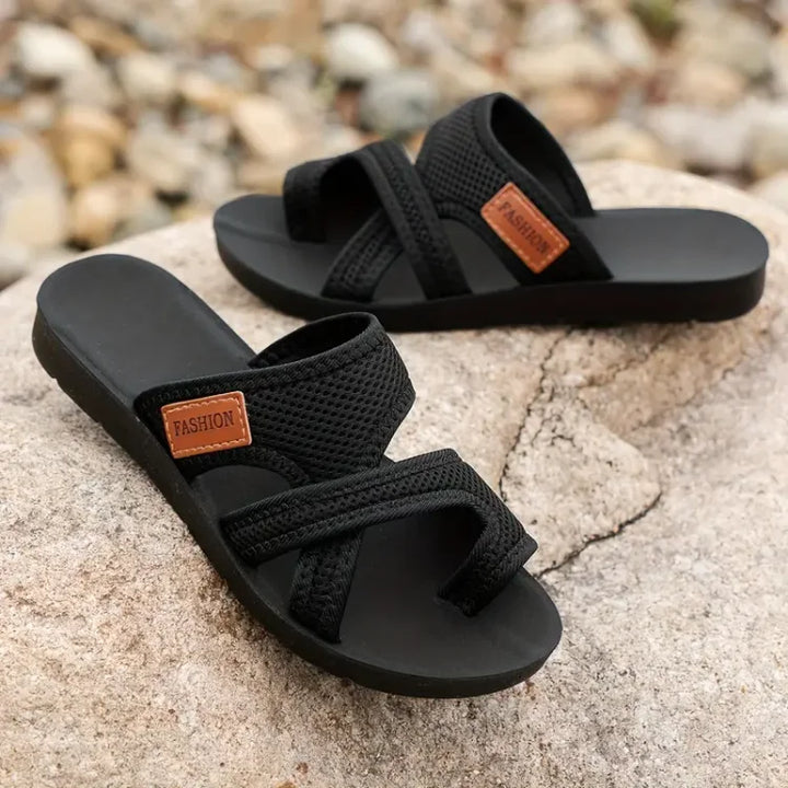 Hanna™ | Gleitsandalen aus perforiertem Mesh