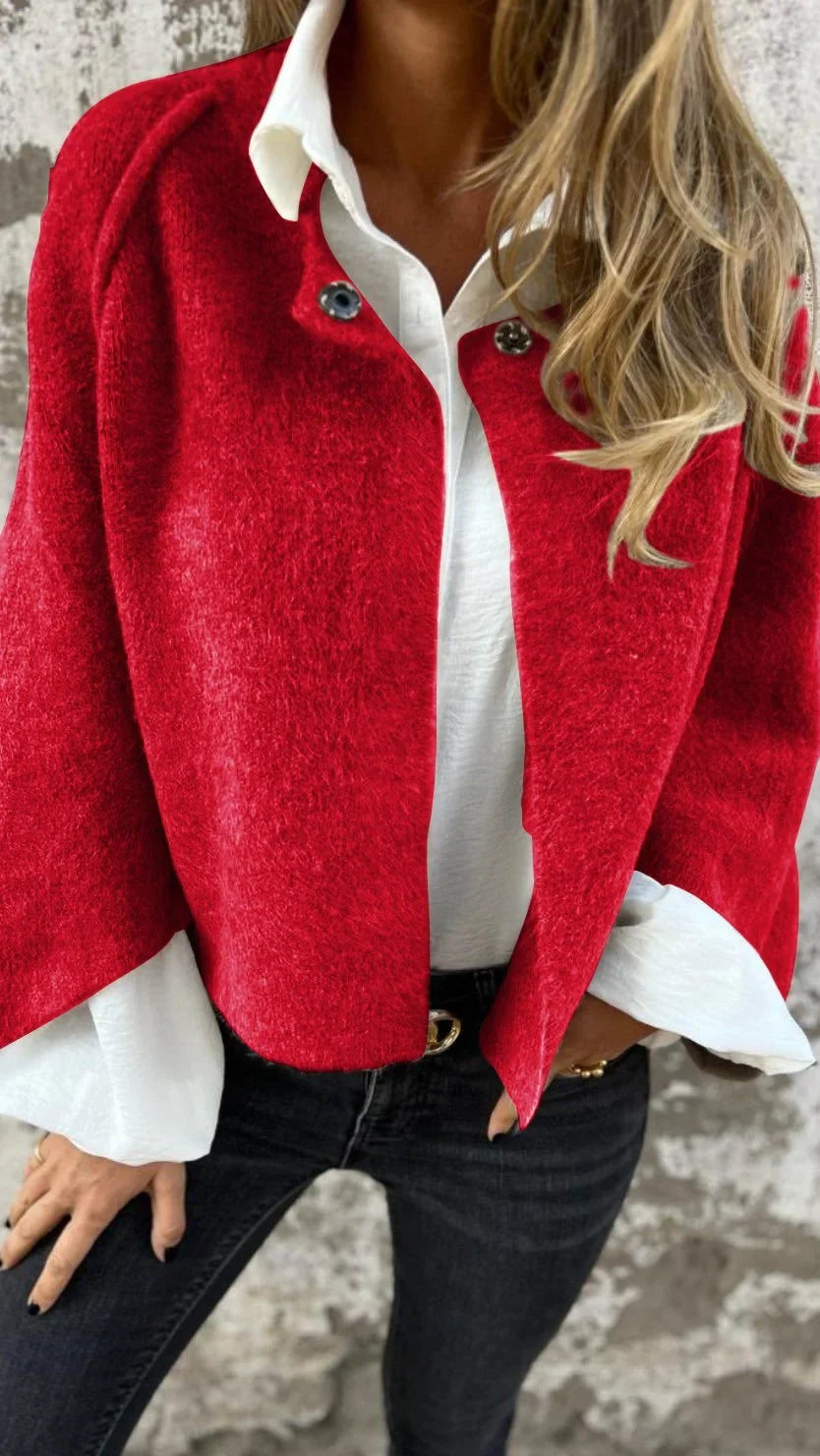 Yolanda | Wollmantel-Pullover