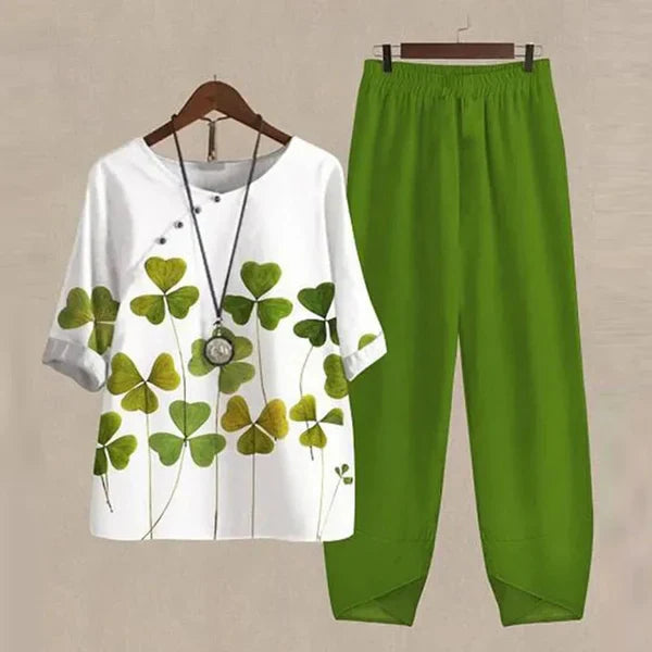Debbie™ | Elegantes und bequemes Shirt- und Hosen-Set