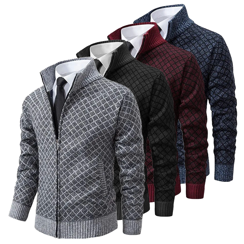 Kevin | Pullover mit Stehkragen