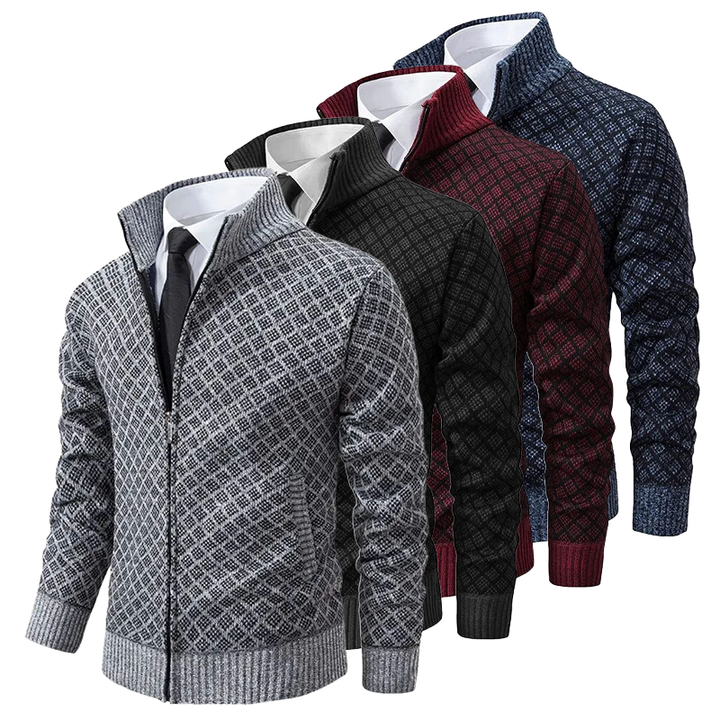 Kevin | Pullover mit Stehkragen