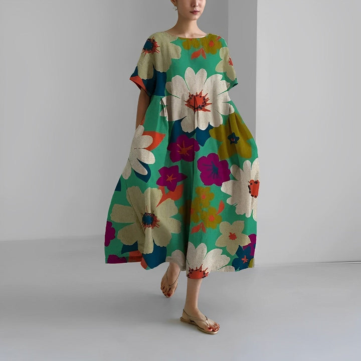 Hilda™ | Bohemien-Blumenkleid