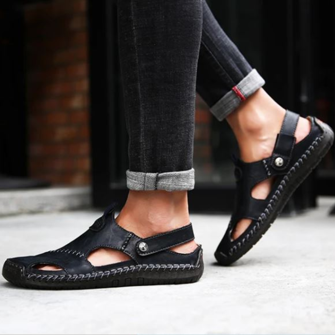 Gregor™ | Lässige Ledersandalen