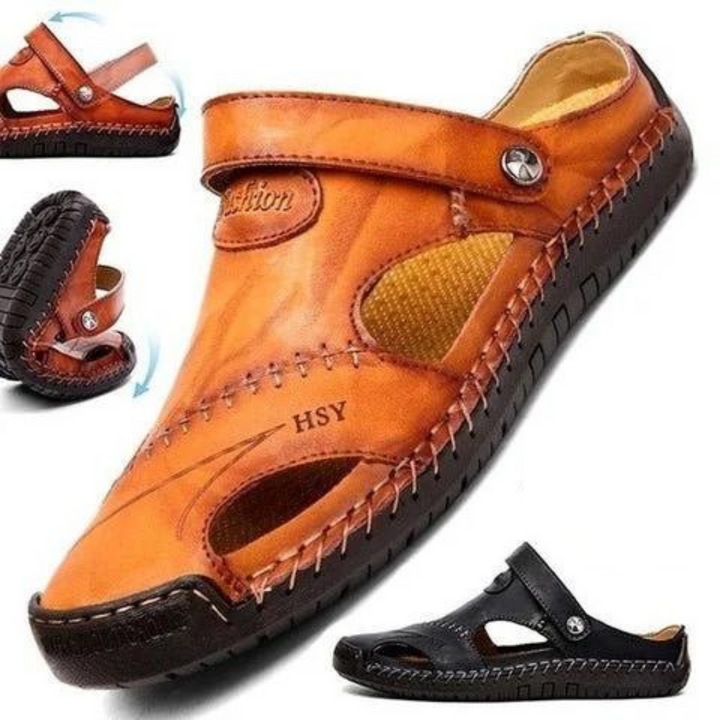 Gregor™ | Lässige Ledersandalen