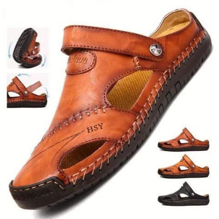 Gregor™ | Lässige Ledersandalen