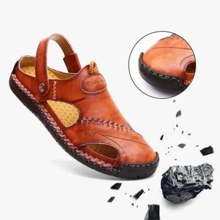 Gregor™ | Lässige Ledersandalen