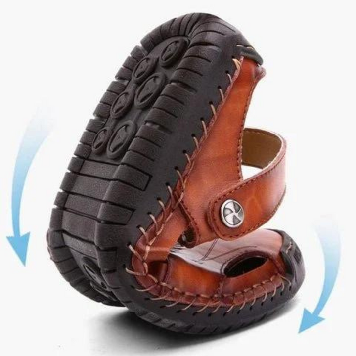 Gregor™ | Lässige Ledersandalen