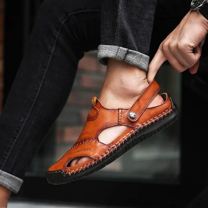 Gregor™ | Lässige Ledersandalen