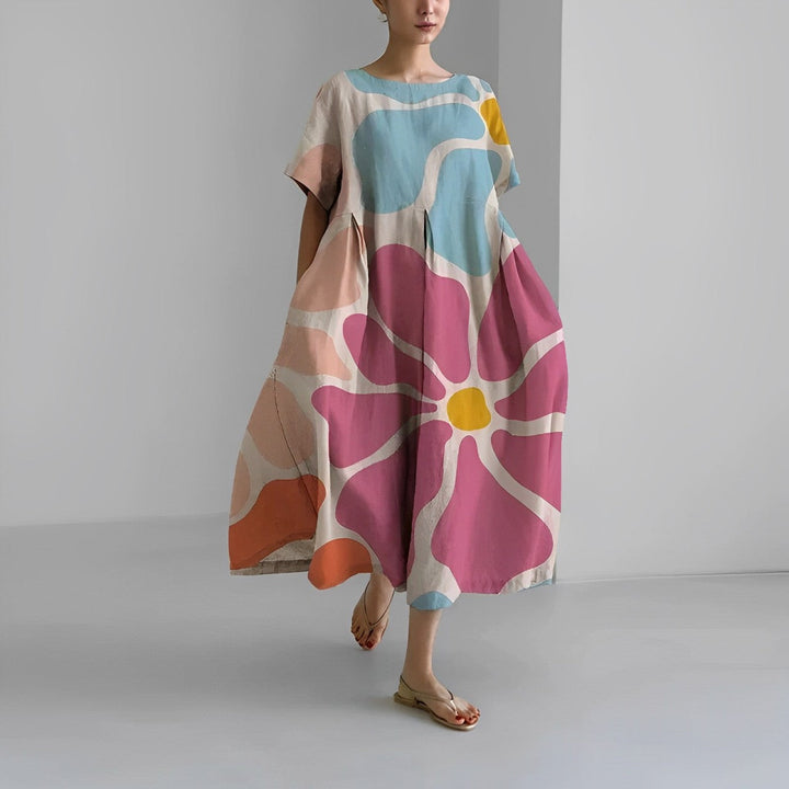 Hilda™ | Bohemien-Blumenkleid