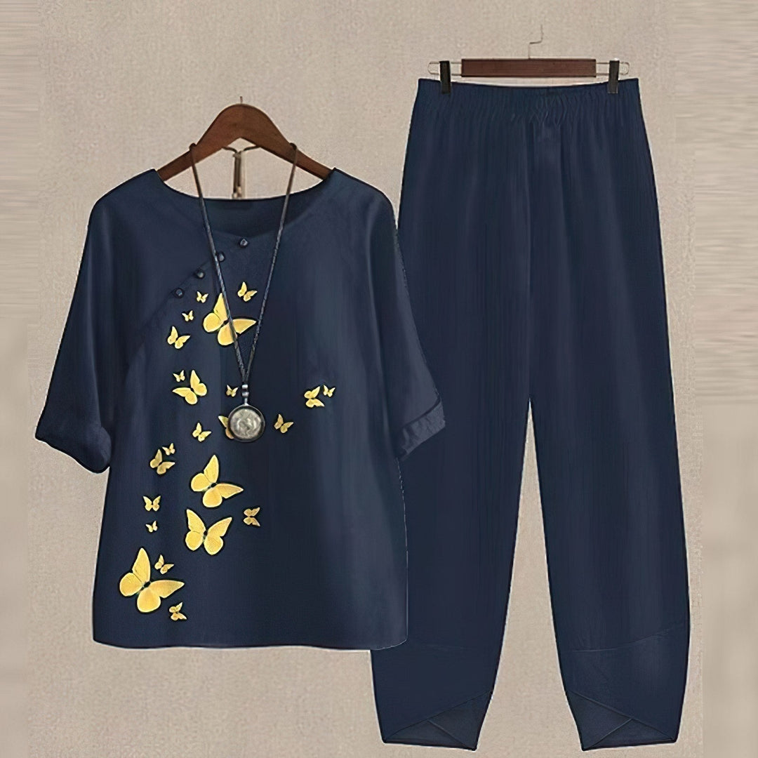 Debbie™ | Elegantes und bequemes Shirt- und Hosen-Set
