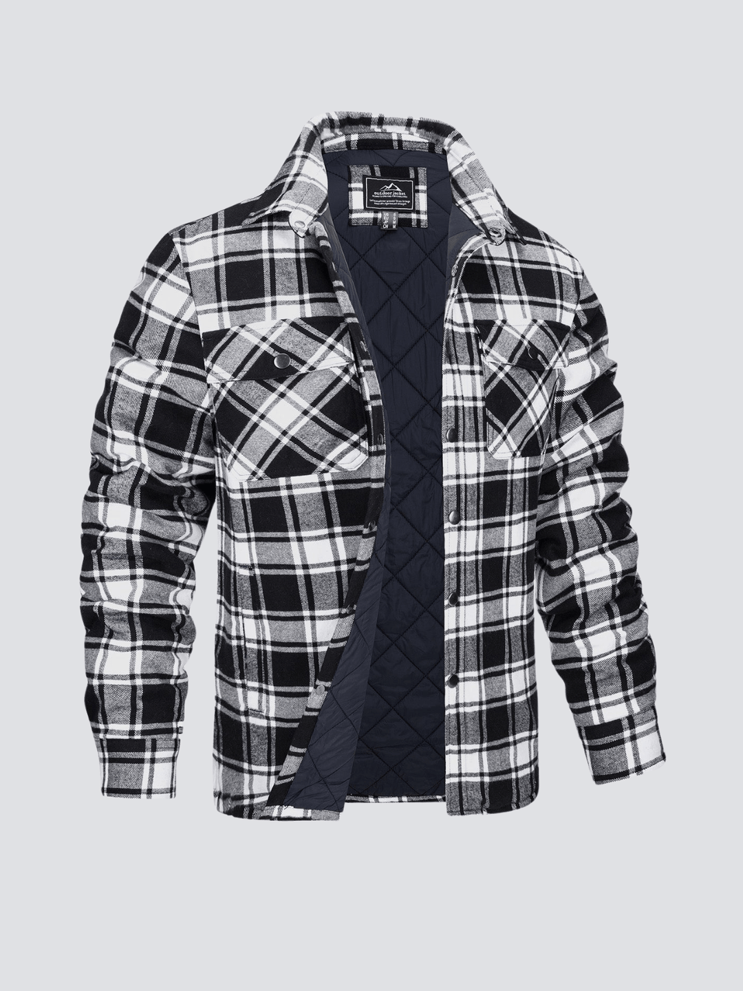 Kristian | Kariertes Motorrad-Langarmshirt