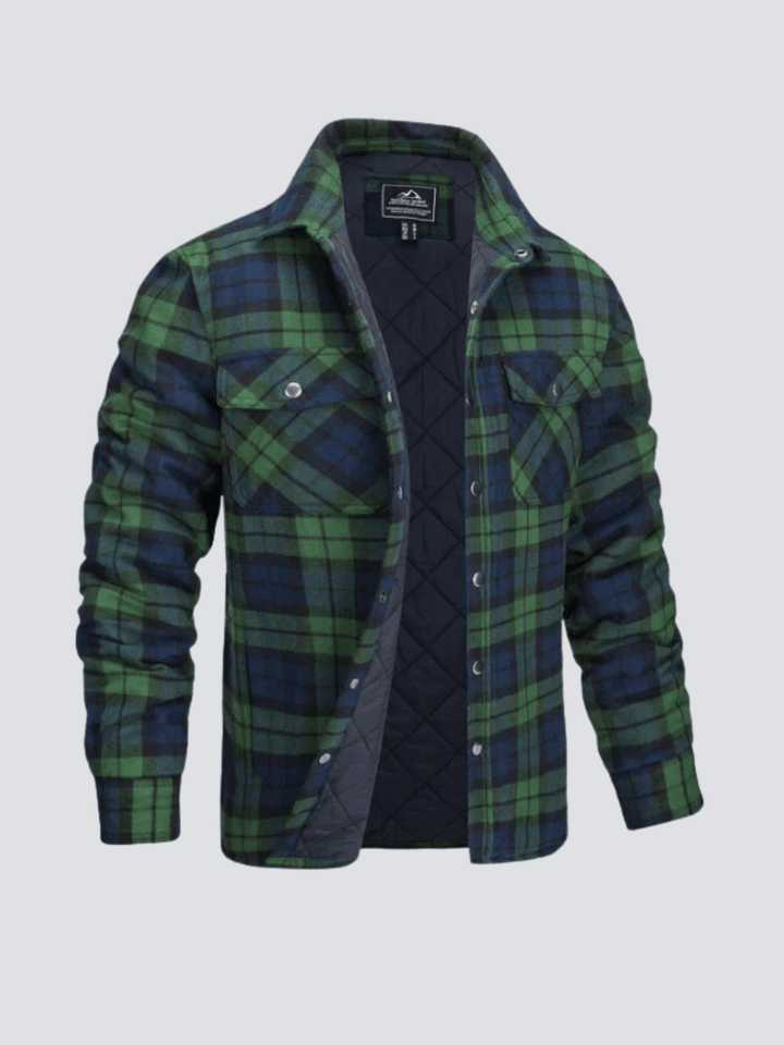 Kristian | Kariertes Motorrad-Langarmshirt