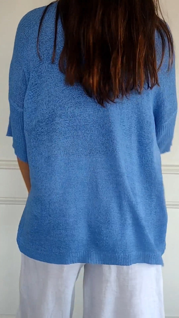Lucia™ | Strickoberteil mit V-Ausschnitt