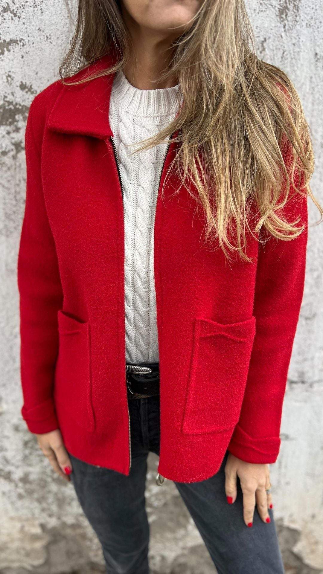Trisha | Strickjacke mit Taschen