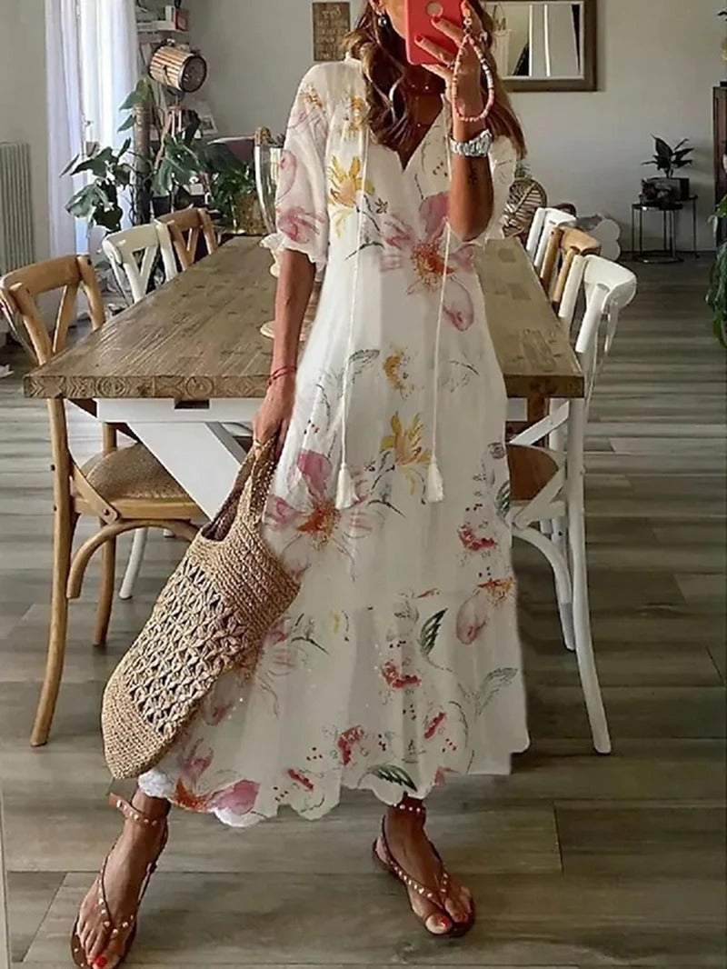 Judith™ | Lässiges Boho-Maxikleid