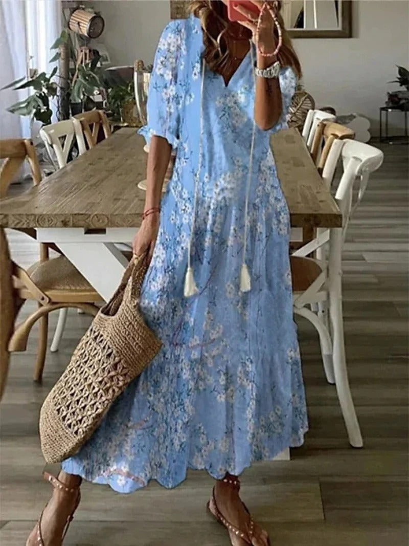 Judith™ | Lässiges Boho-Maxikleid